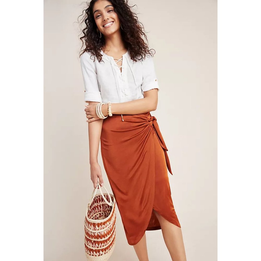 Maeve Petra Tied Skirt